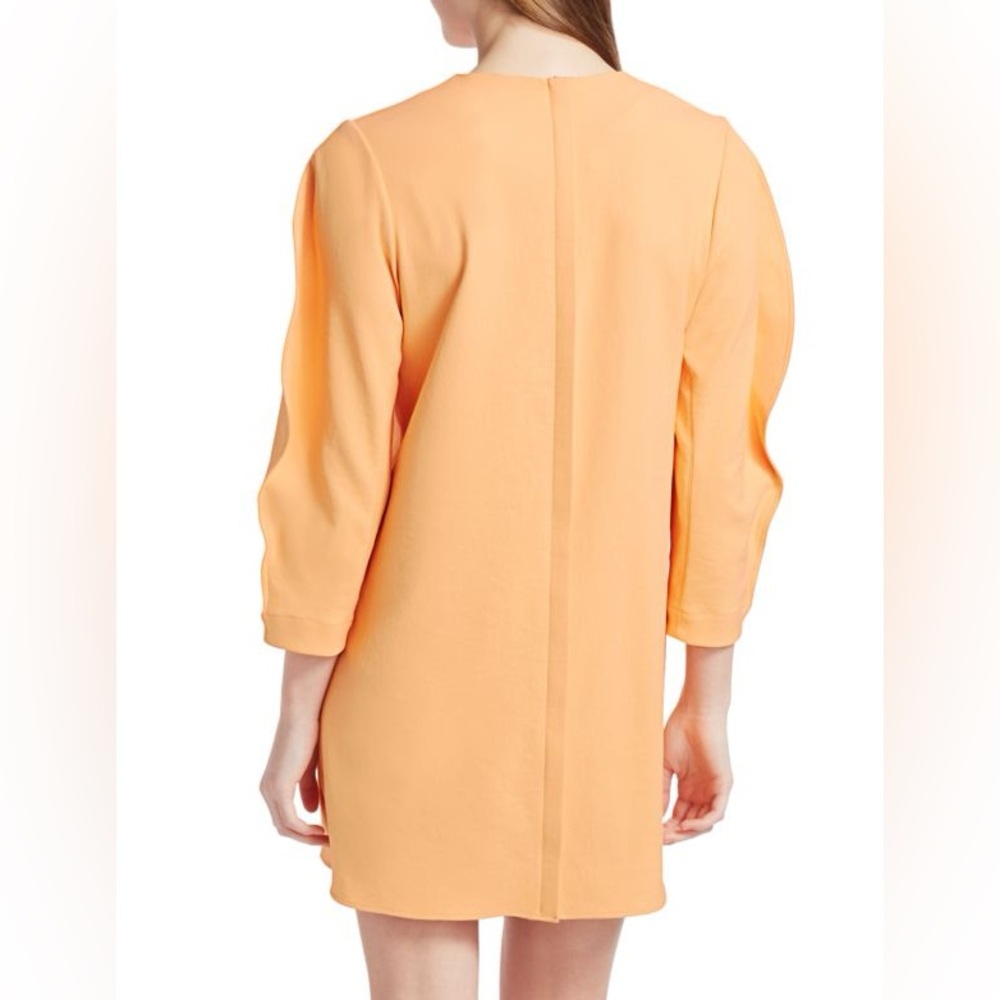 TIBI CHALKY DRAPE ORIGAMI SLEEVE DRESS SIZE 6 - Picture 2 of 7